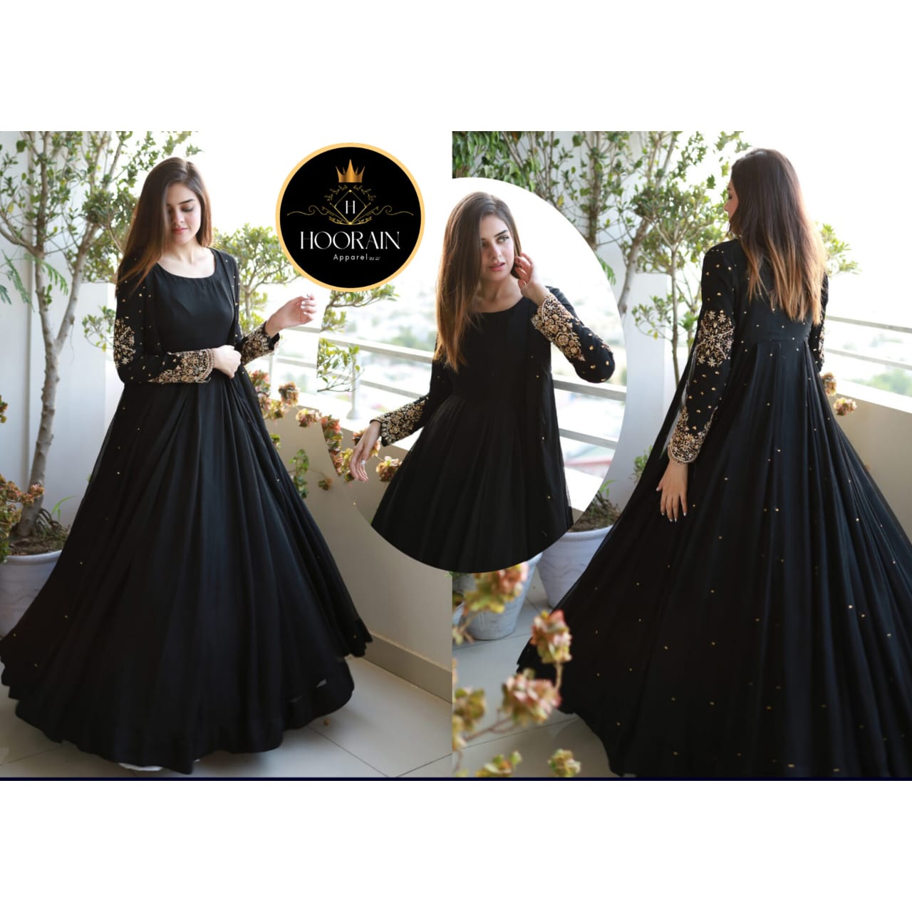 Stunning Embroidered Gown Set: Effortless Elegance!" β¨π